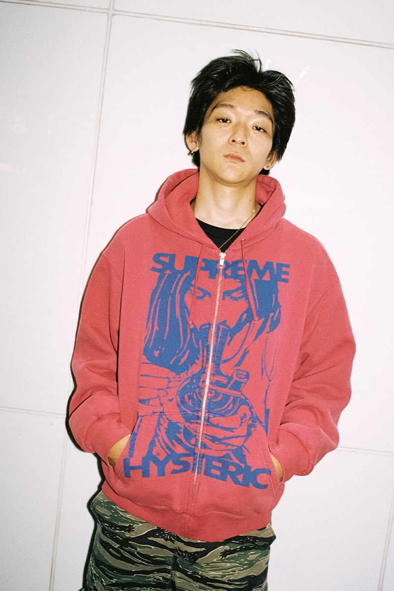 슈프림과 히스테릭 글래머의 협업 컬렉션이 출시된다, Supreme, Hysteric Glamour