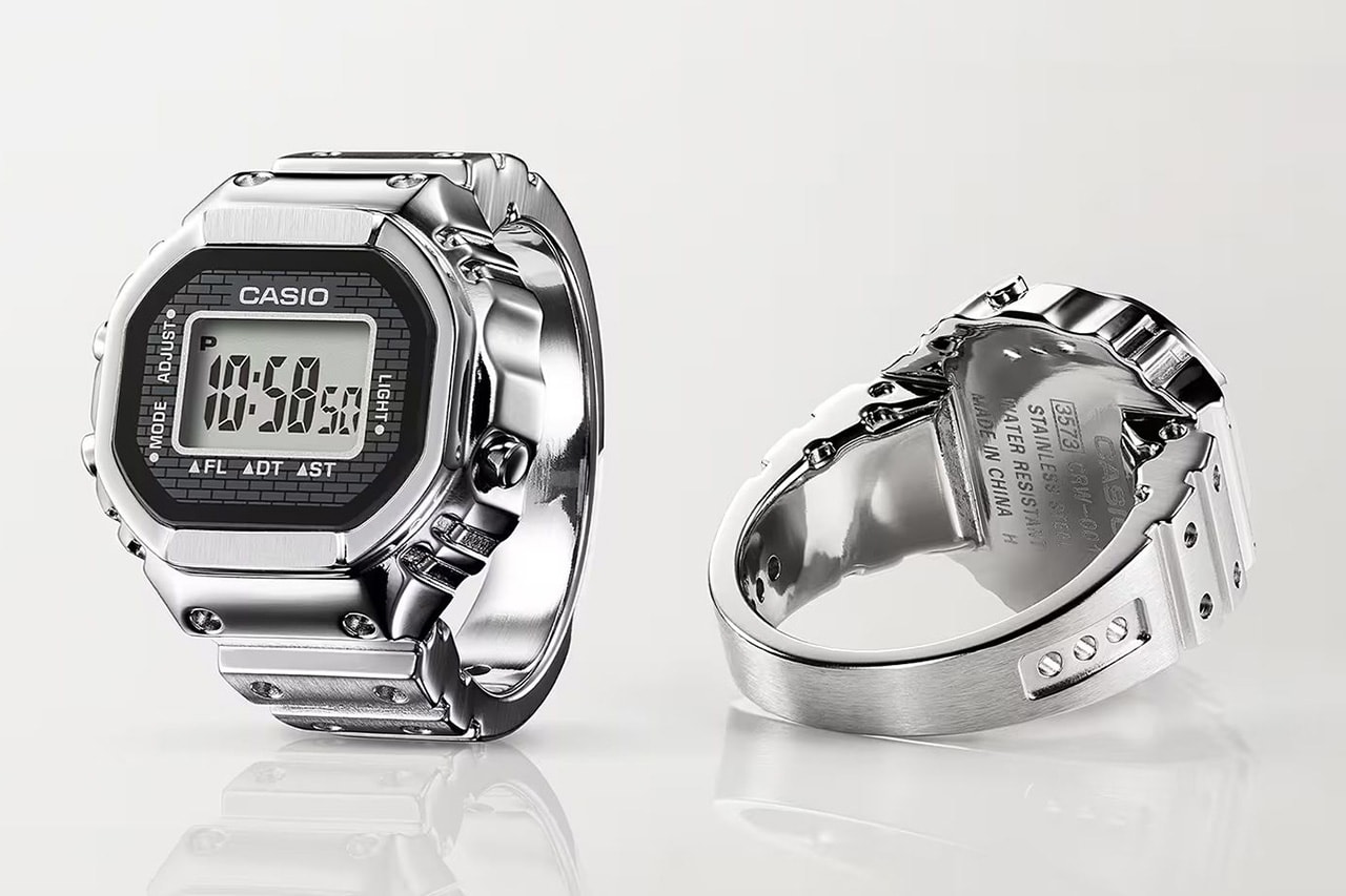 카시오가 디지털시계 반지 ‘CRW-001-1JR’을 출시한다