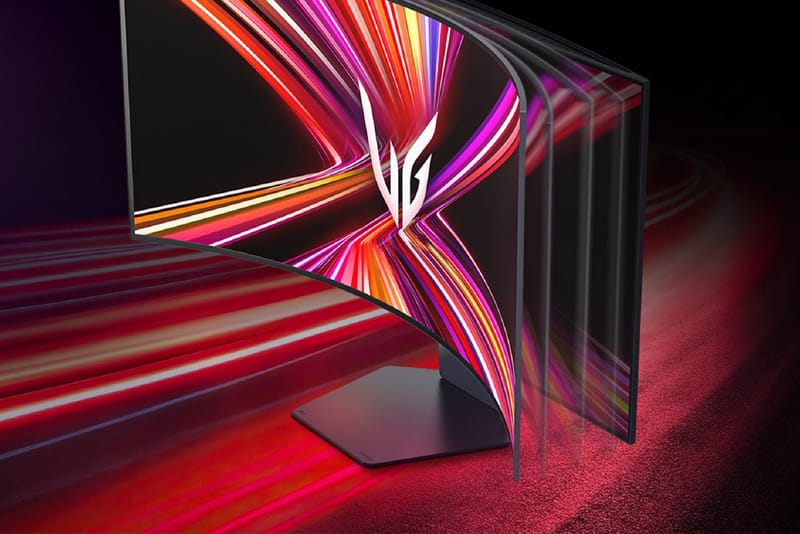 LG전자, 취향껏 구부릴 수 있는 게이밍 모니터 공개