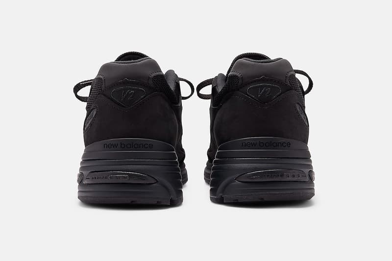 도버 스트리트 마켓 x 뉴발란스 991v2 ‘트리플 블랙’ 공개