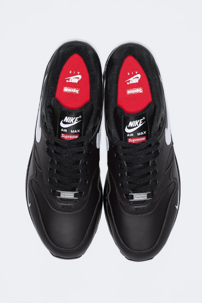 슈프림 x 나이키 에어 맥스 1 협업 출시 정보