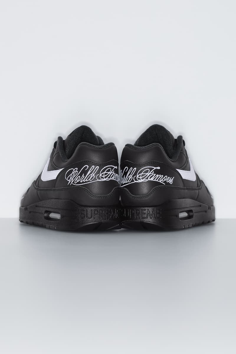 슈프림 x 나이키 에어 맥스 1 협업 출시 정보