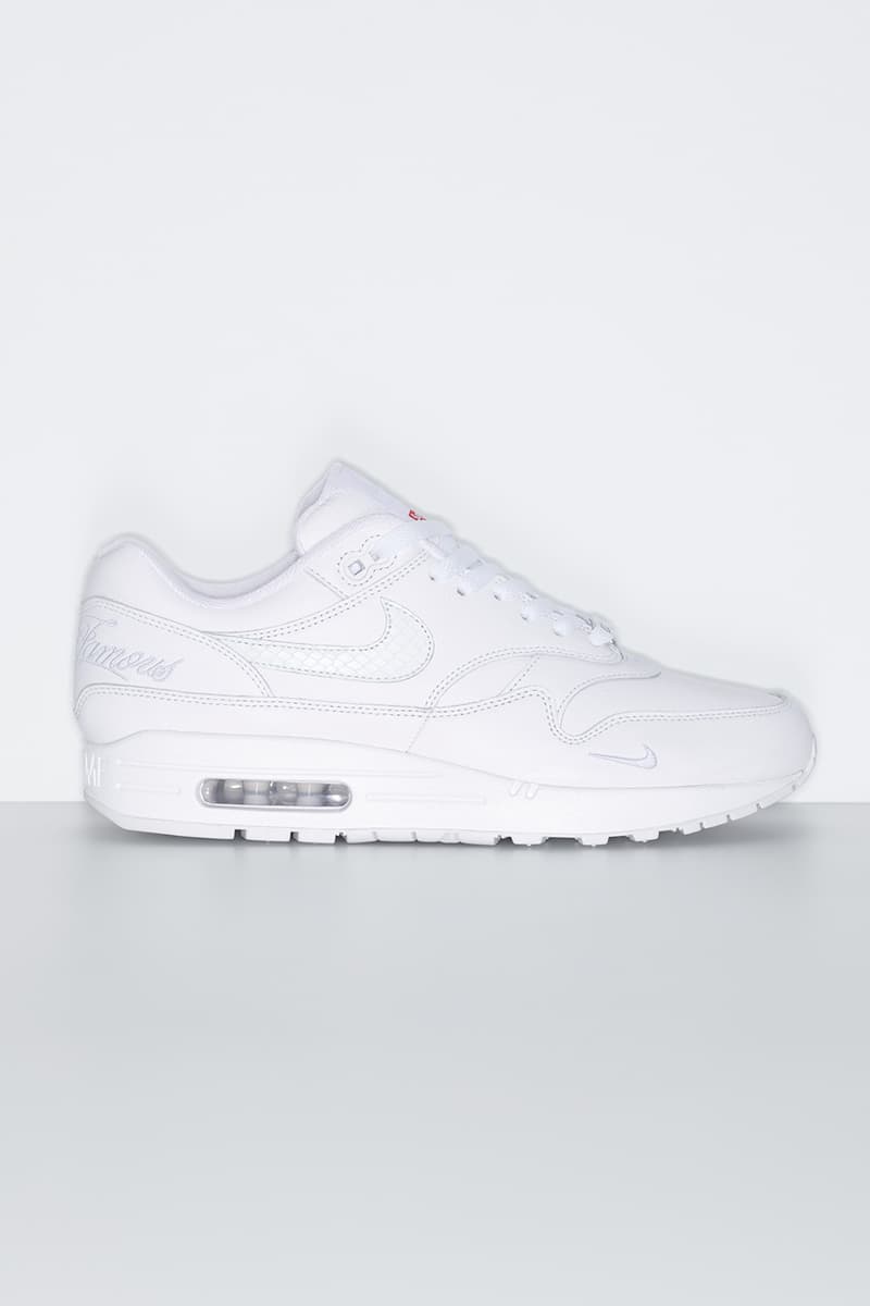 슈프림 x 나이키 에어 맥스 1 협업 출시 정보