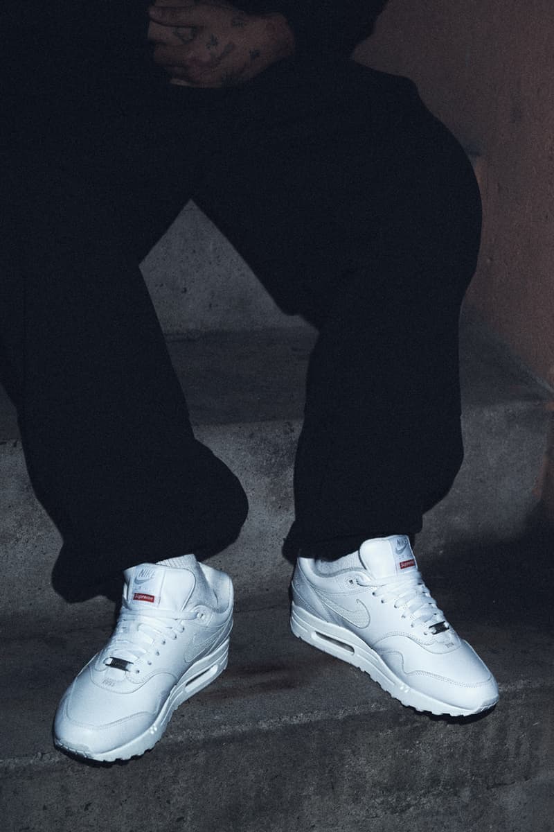 슈프림 x 나이키 에어 맥스 1 협업 출시 정보