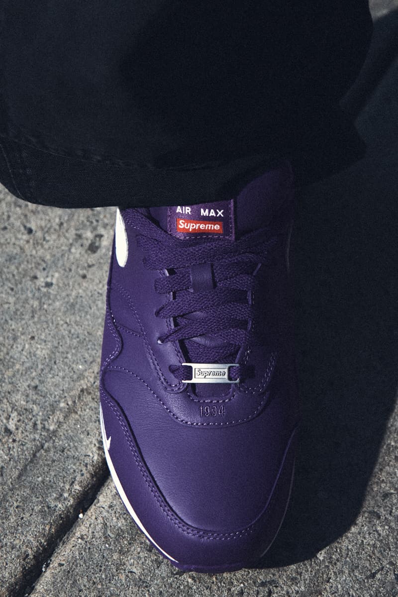 슈프림 x 나이키 에어 맥스 1 협업 출시 정보