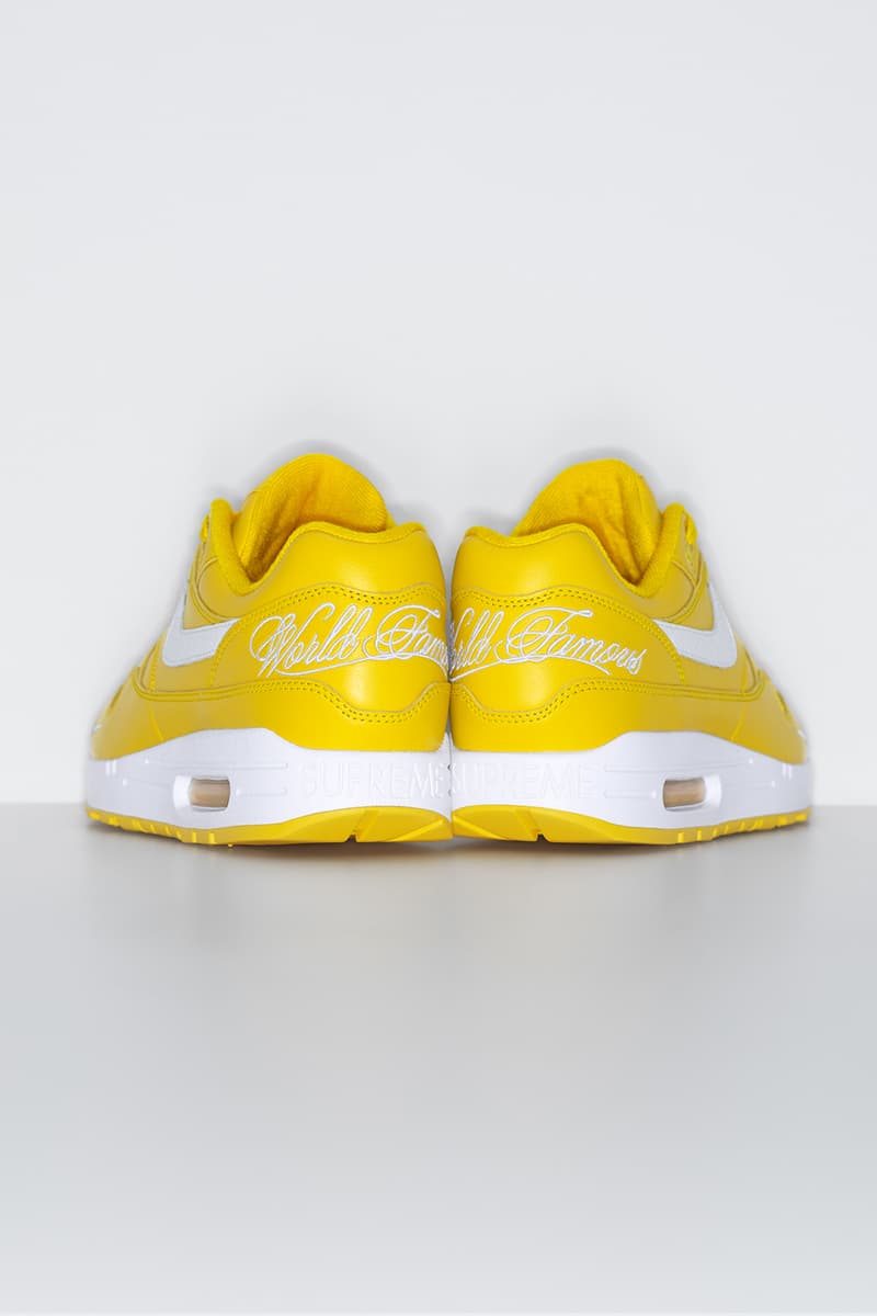 슈프림 x 나이키 에어 맥스 1 협업 출시 정보