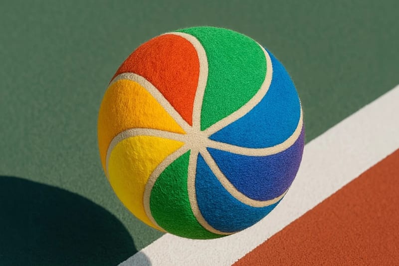 AI로 제작된 윌슨 x 애플 ‘무한 로딩’ 테니스볼 공개