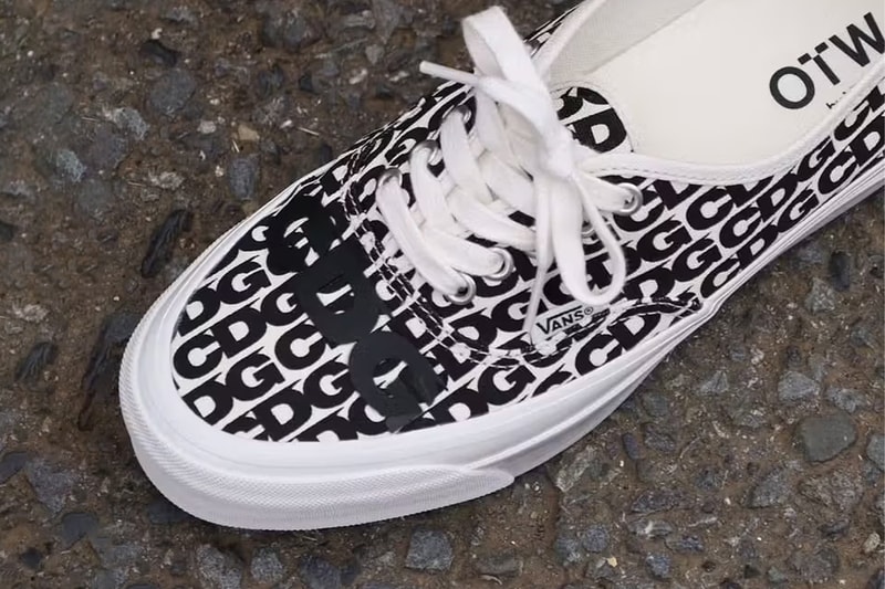 CDG x 반스 협업 어센틱 출시 정보