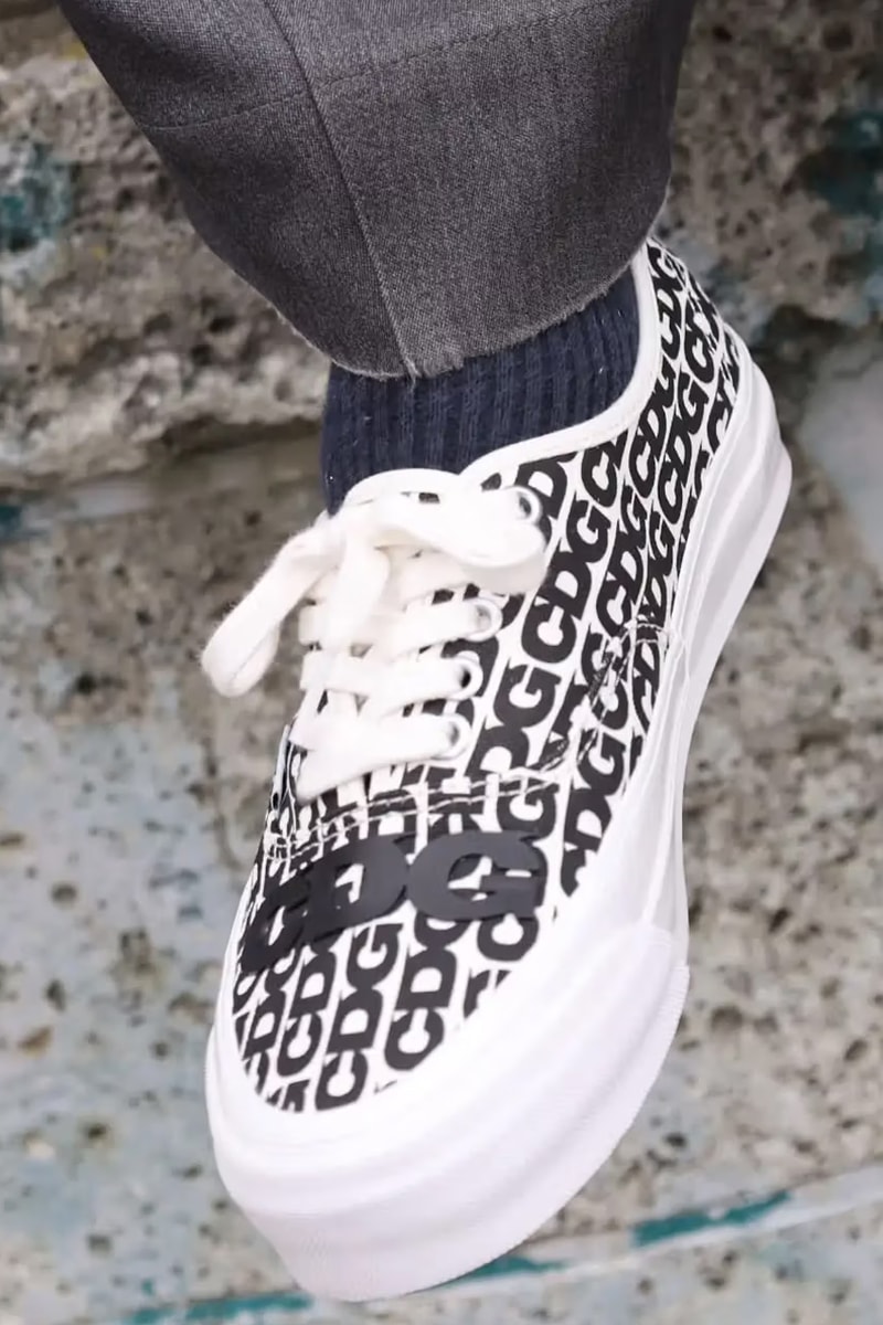 CDG x 반스 협업 어센틱 출시 정보