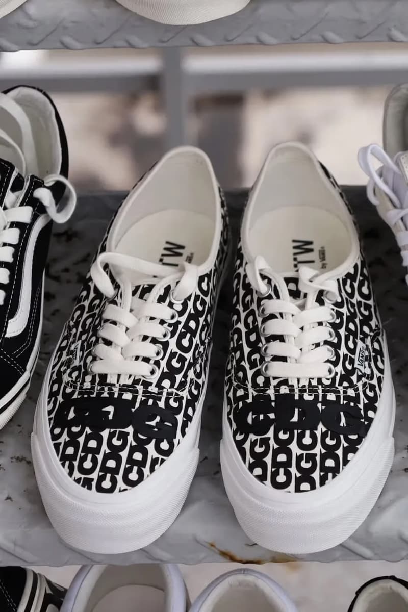 CDG x 반스 협업 어센틱 출시 정보