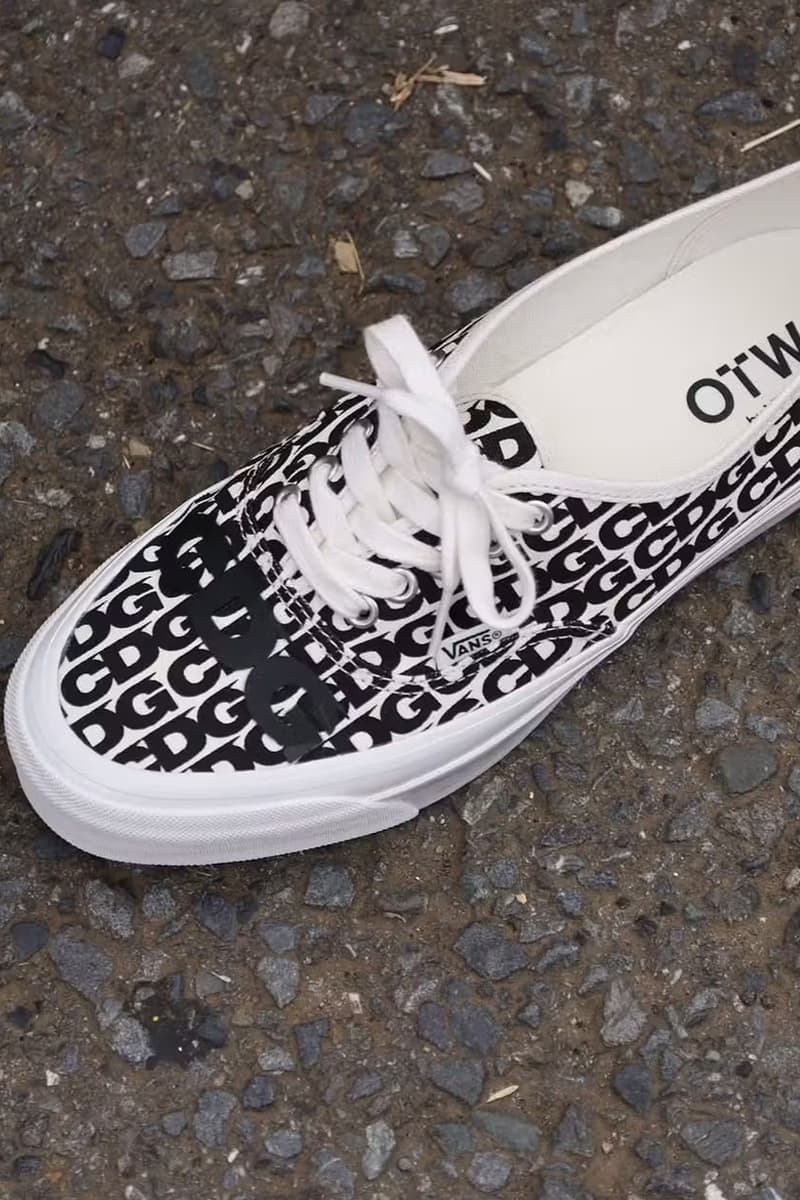 CDG x 반스 협업 어센틱 출시 정보