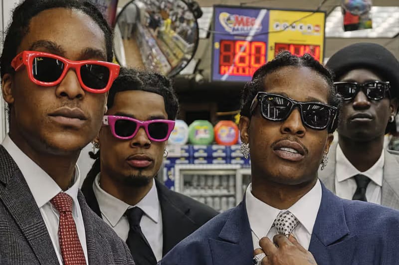 에이셉 라키 x 레이밴 ‘웨이페어러 푸퍼’ 컬렉션 공개