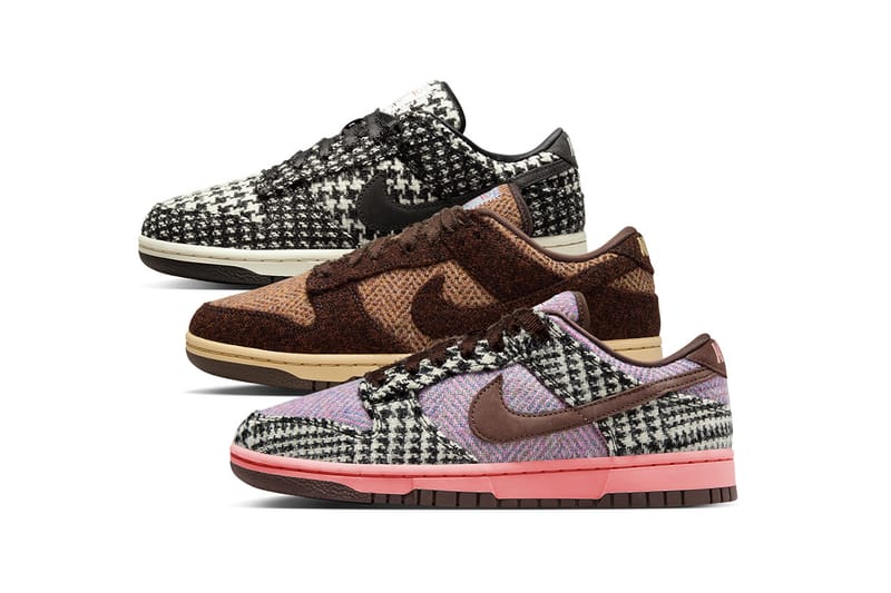해리스 트위드 x 나이키 덩크 로우 팩 공개