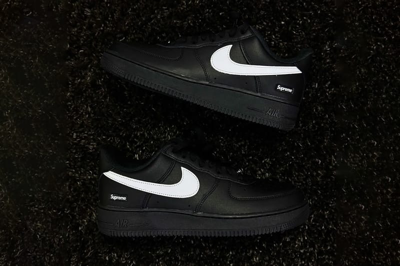 슈프림 x 나이키 에어 포스 1 로우 퍼스트룩