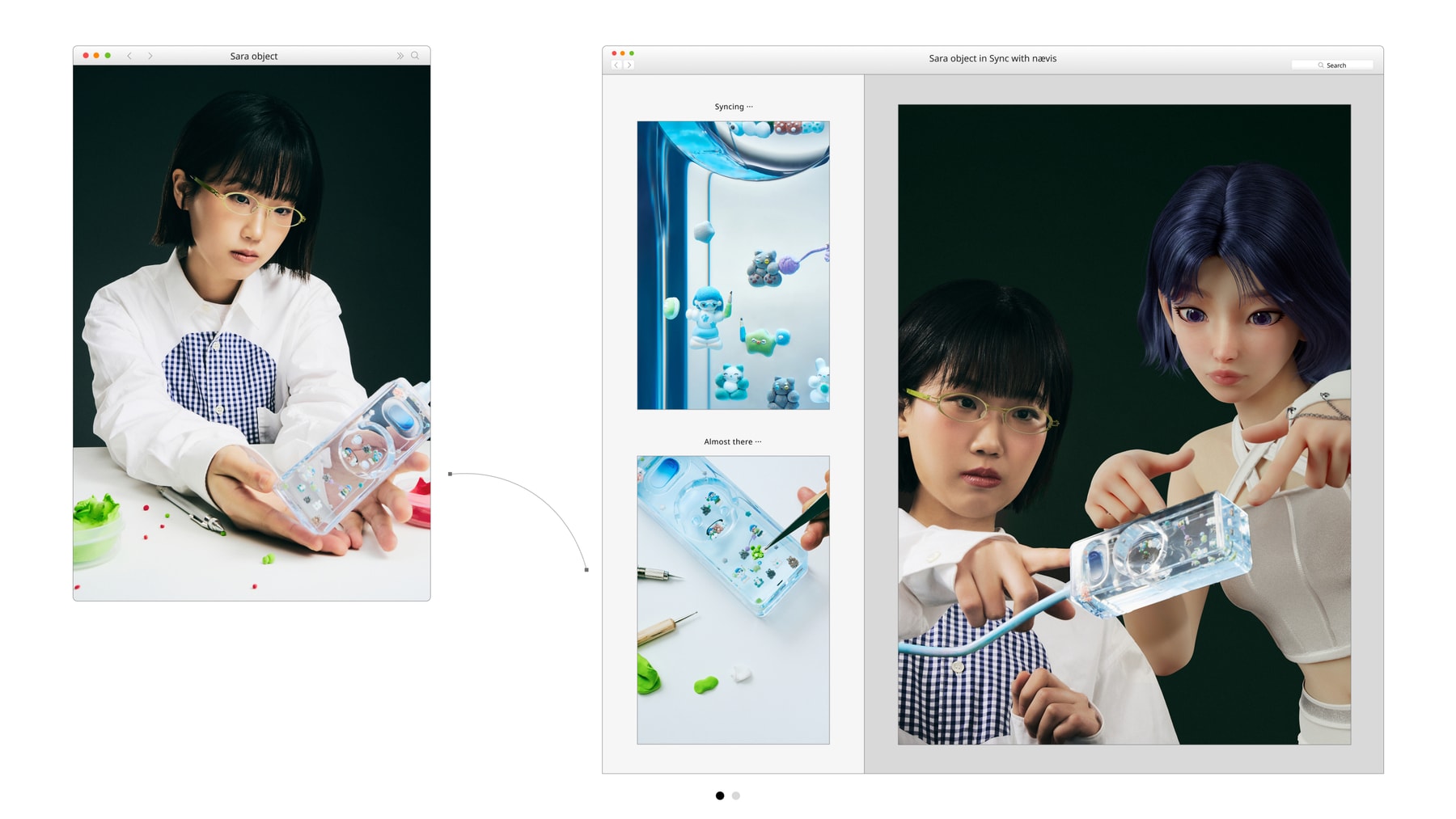 나이비스와 아티스트 4인의 아트 컬래버레이션 naevis