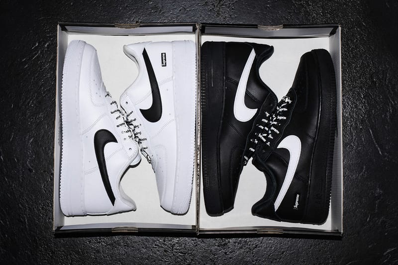 슈프림 x 나이키 에어 포스 1 로우 공개