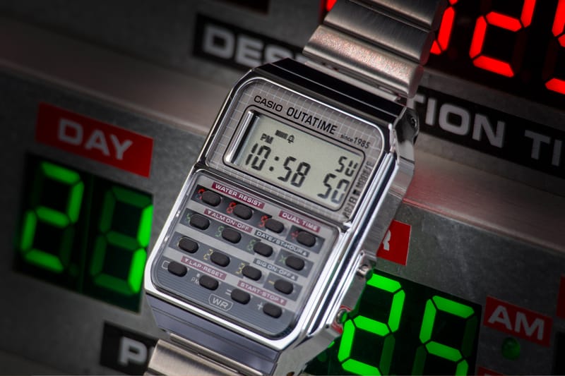 카시오, 영화 ‘백 투 더 퓨처’ 40주년 기념 워치 출시