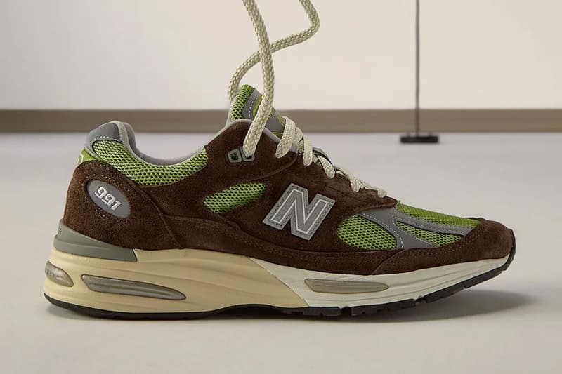 다니엘 캐서리 x 뉴발란스 991v2 ‘리버스 말차’ 공개
