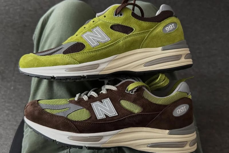 다니엘 캐서리 x 뉴발란스 991v2 ‘리버스 말차’ 공개