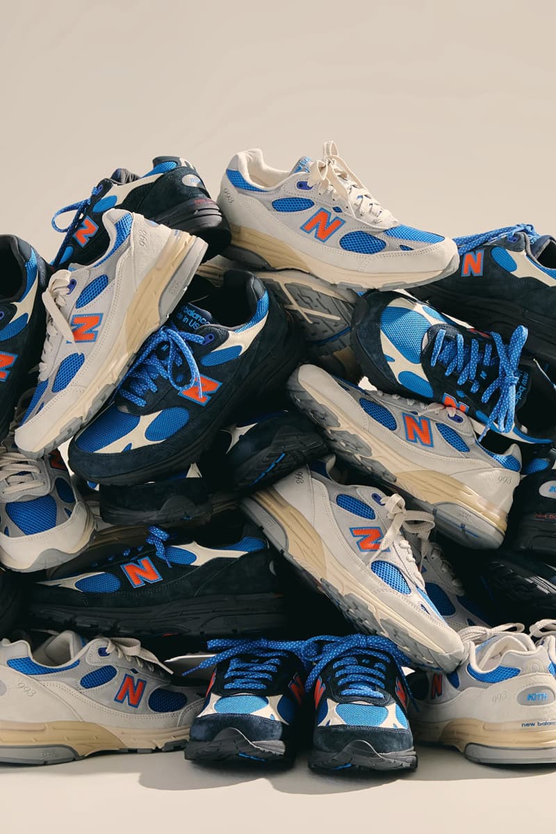 키스 x 뉴발란스 x 매디슨 스퀘어 가든 Made in USA 993 공개