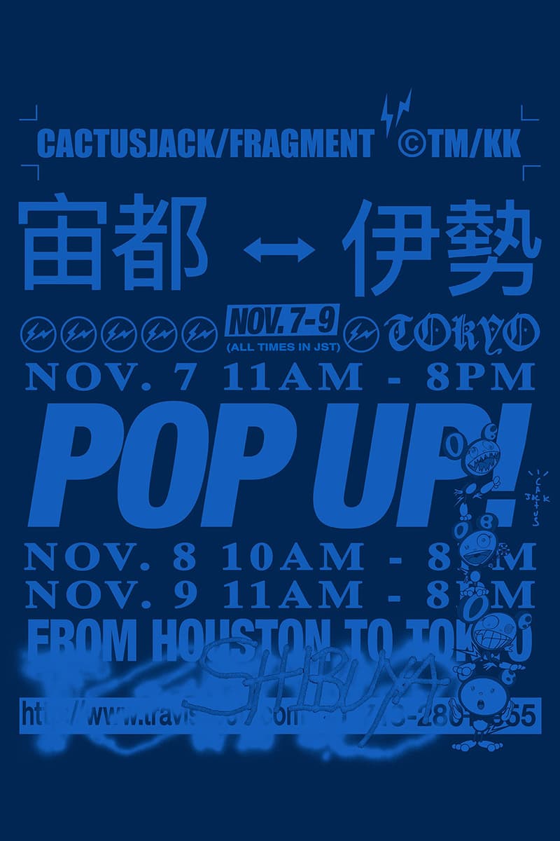 트래비스 스콧의 ‘캑터스 잭’ 도쿄 팝업 제품군 공개