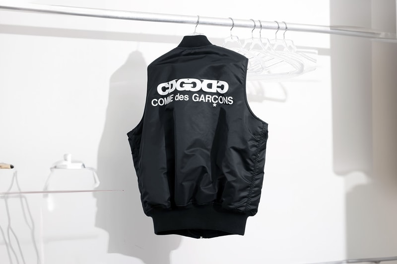 CDG x 알파 인더스트리 ‘MA-1’ 베스트 출시