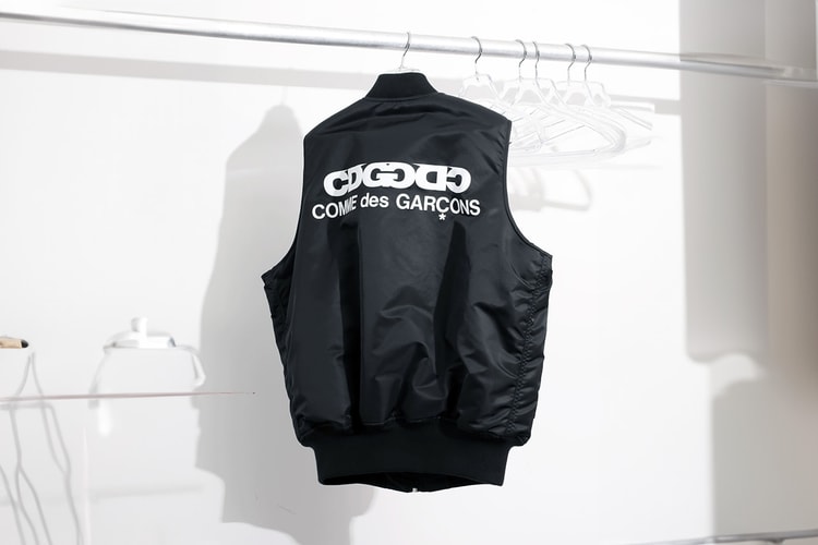 CDG x 알파 인더스트리 ‘MA-1’ 베스트 출시