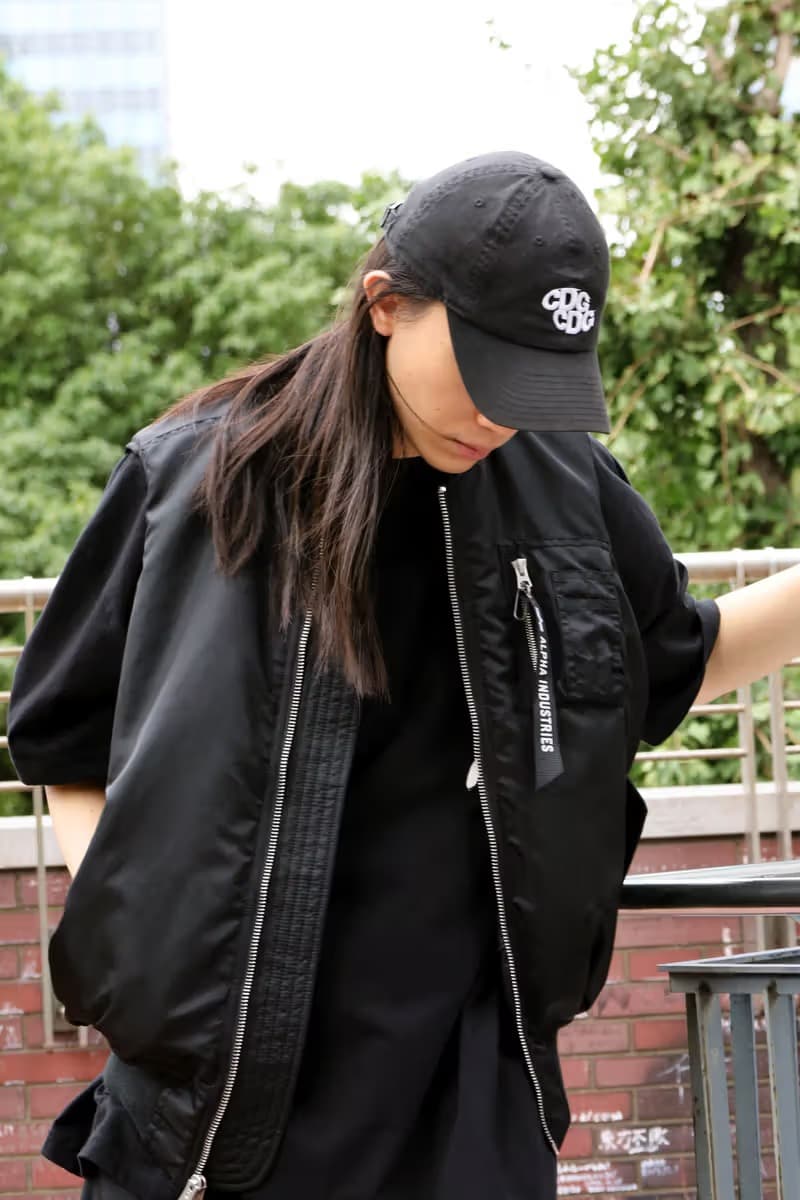 CDG x 알파 인더스트리 ‘MA-1’ 베스트 출시