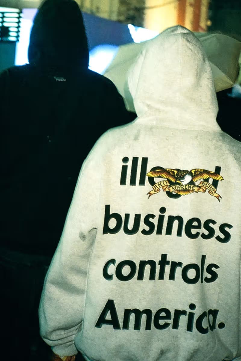 슈프림 x 안티히어로 2025 가을 컬렉션 공개 