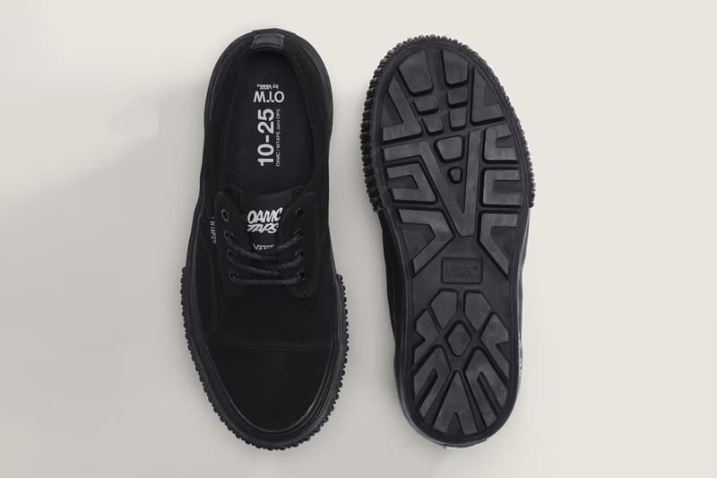 반스 x OAMC x 더블탭스 협업 스니커 출시 정보