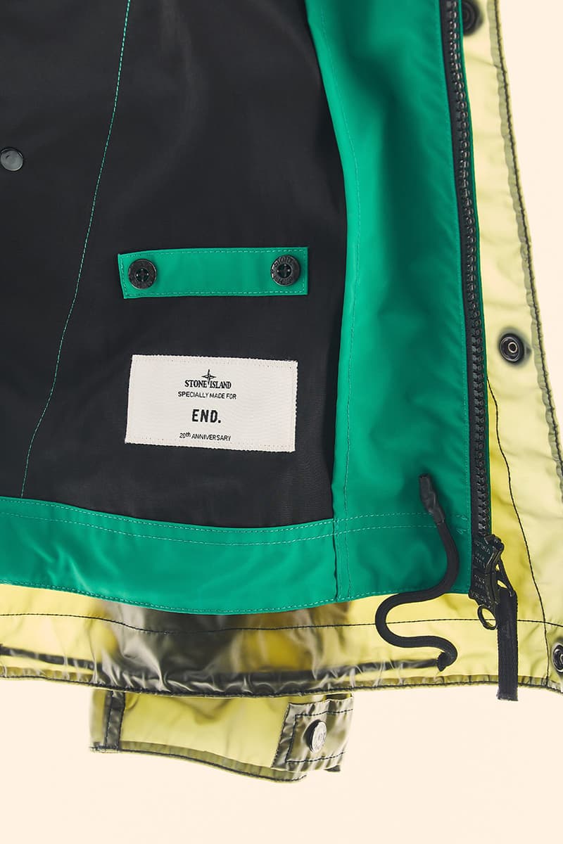 엔드 클로딩 x 스톤 아일랜드 20주년 재킷 공개
