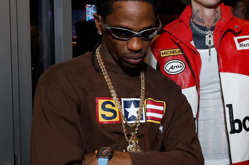 Wrist Check: 트래비스 스콧이 F1 라스베이거스 그랑프리에서 착용한 시계