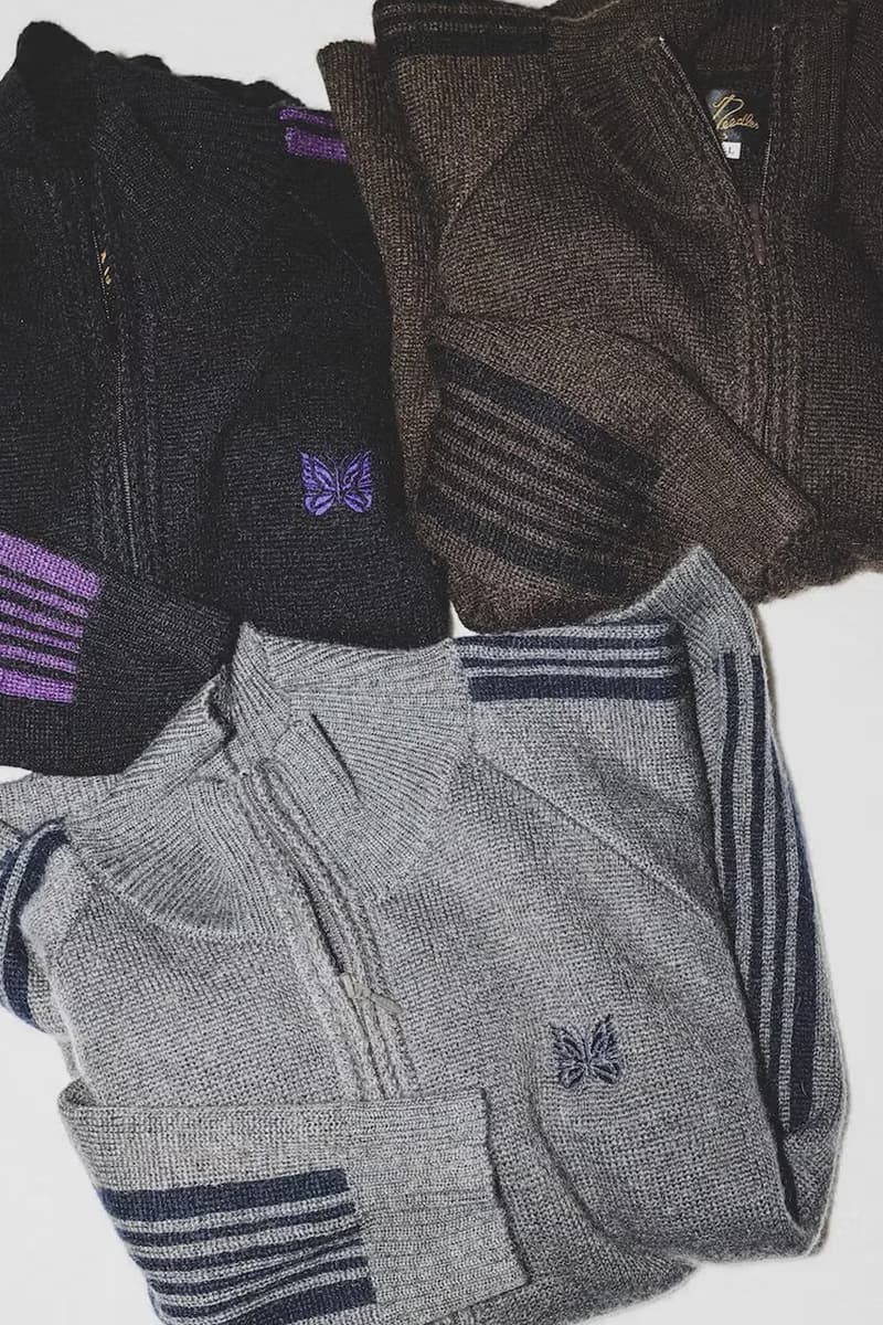 빔스 x 니들스 협업 모헤어 트랙 재킷 공개