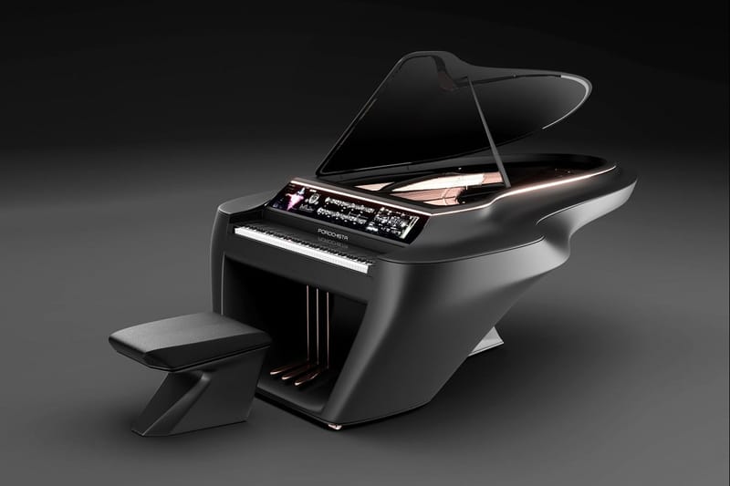 자동차 디자인을 접목한 그랜드 피아노 ‘포로치스타 피아노’ 공개