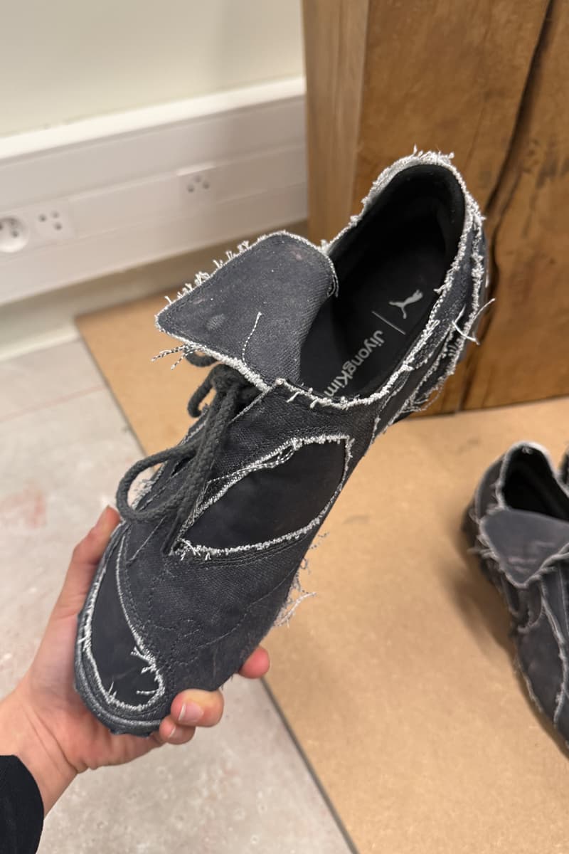 지용킴 x 푸마 협업 스니커 VS1 퍼스트 룩