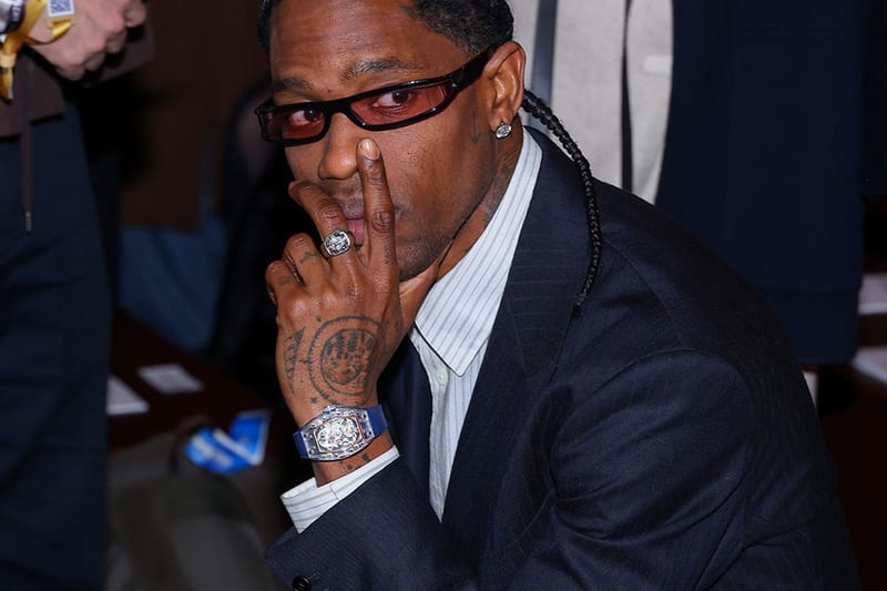 Wrist Check: 트래비스 스캇이 에르메스 컬렉션에서 착용한 리차드밀 ‘RM 75-01 플라잉 투르비용 사파이어