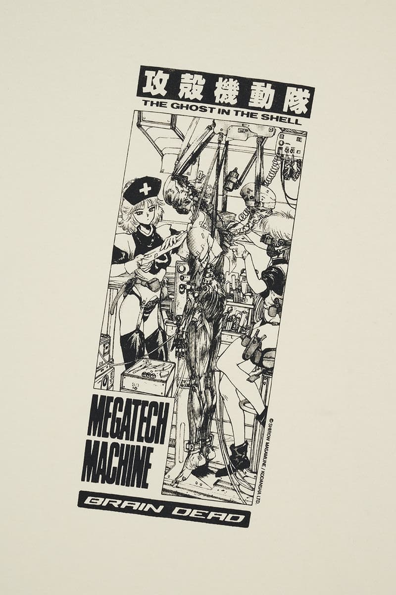 브레인 데드 x ‘공각기동대’ 30주년 기념 컬렉션 공개