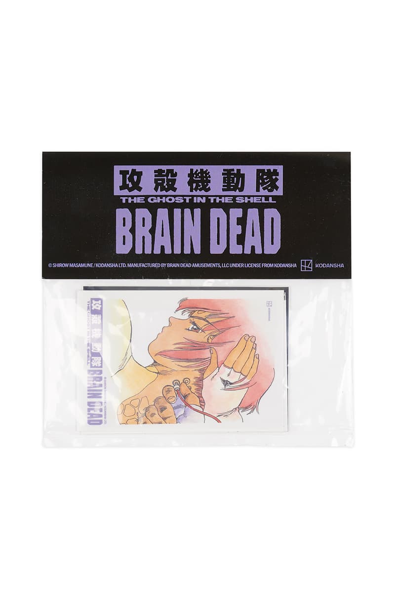 브레인 데드 x ‘공각기동대’ 30주년 기념 컬렉션 공개