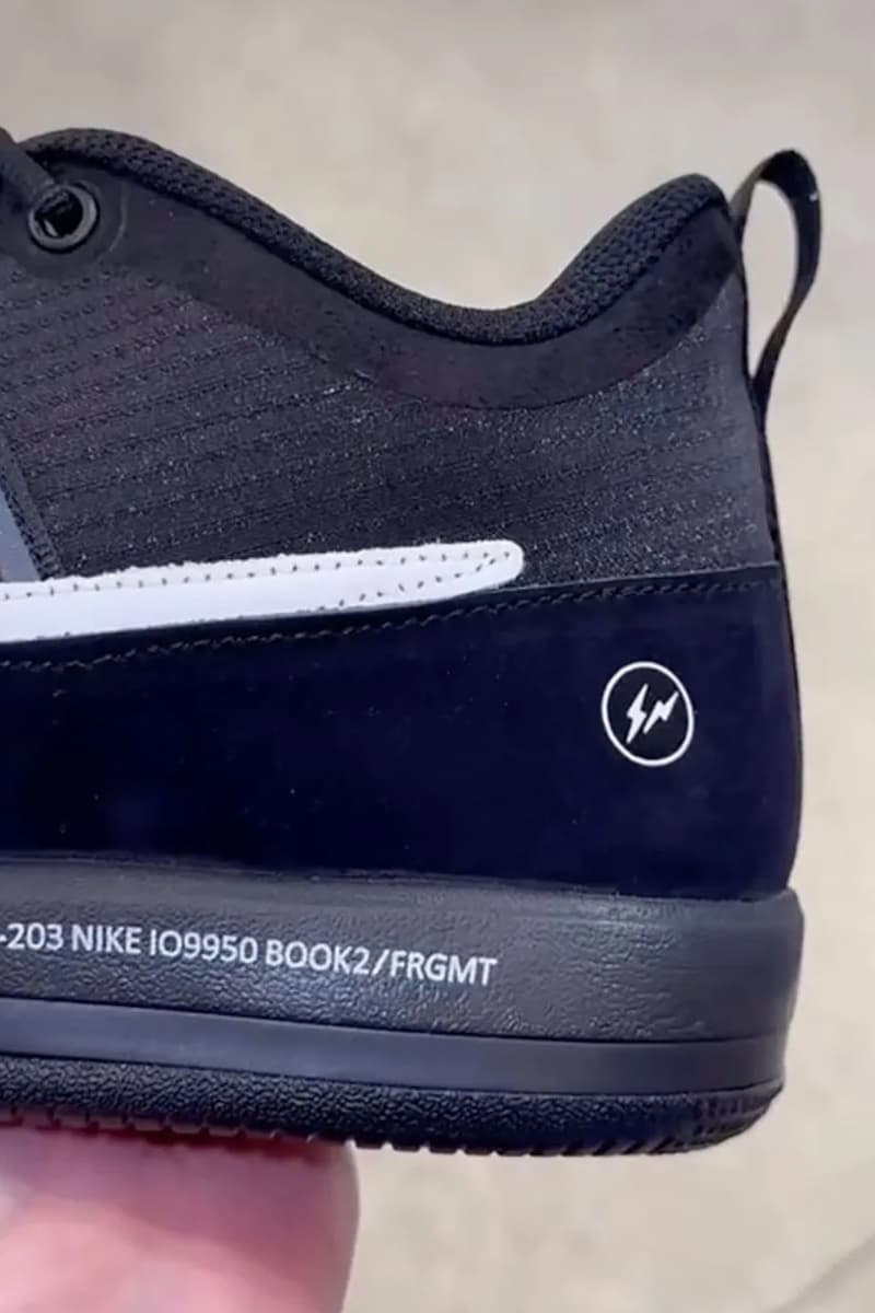 프라그먼트 디자인 x 나이키 북 2 퍼스트 룩 공개