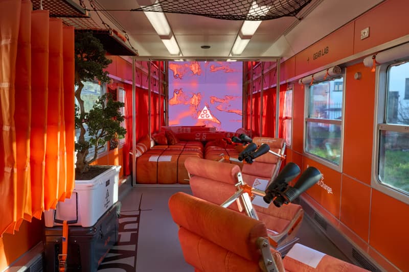 나이키 ACG, 열차를 개조한 이동식 베이스캠프 ‘올 컨디션스 익스프레스’ 공개