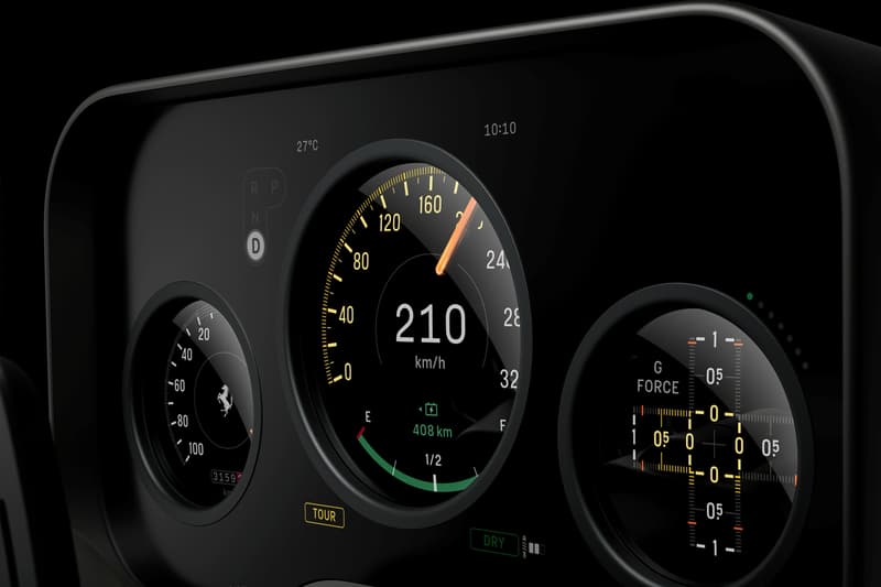 페라리 브랜드 최초의 순수 전기차 ‘루체’ 실내 디자인 공개