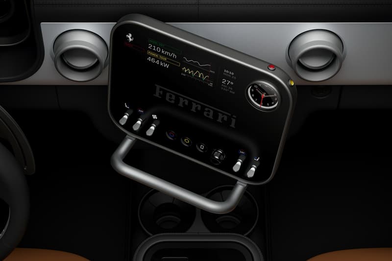 페라리 브랜드 최초의 순수 전기차 ‘루체’ 실내 디자인 공개