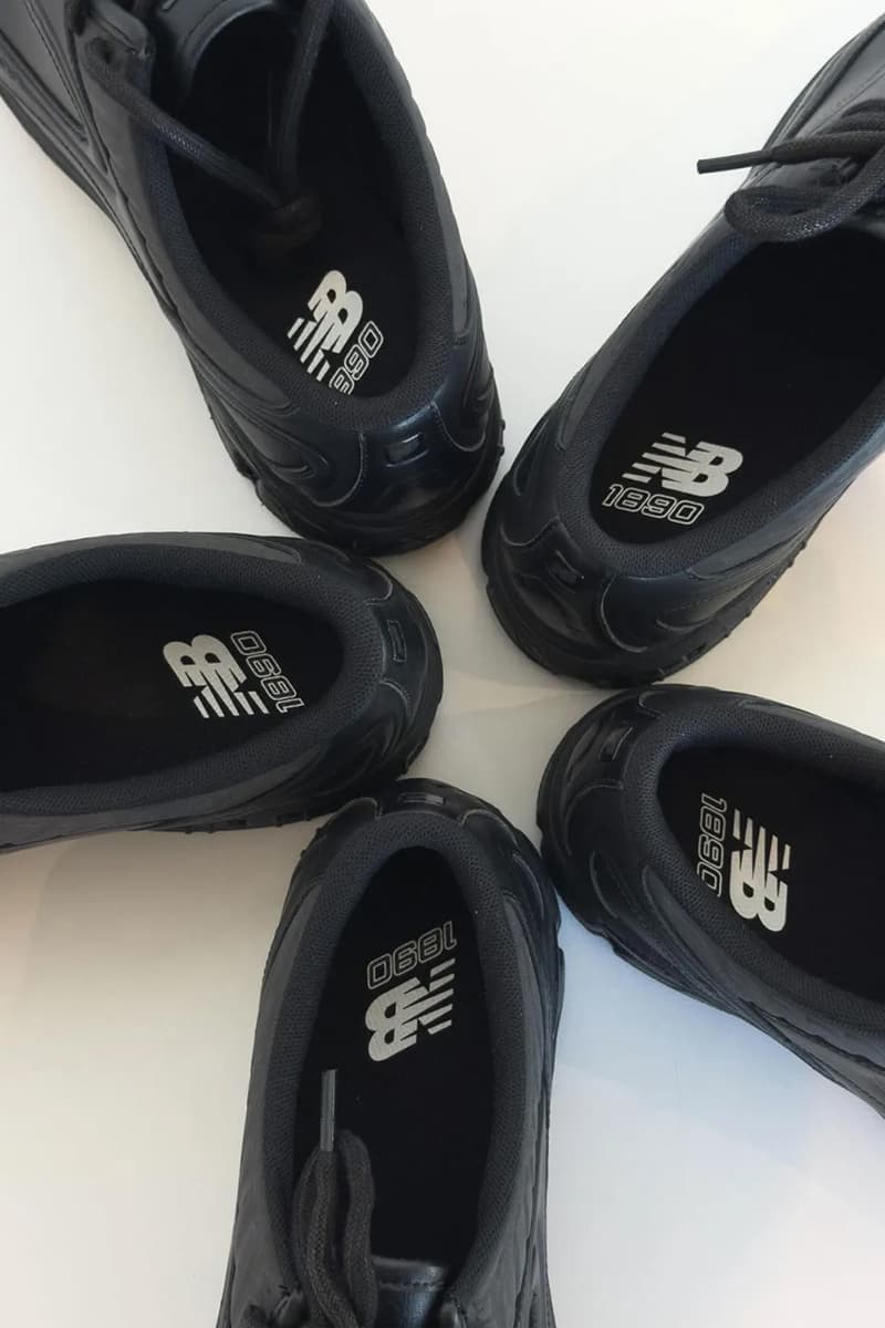 뉴발란스 1890A, 올블랙 레더 버전 공개