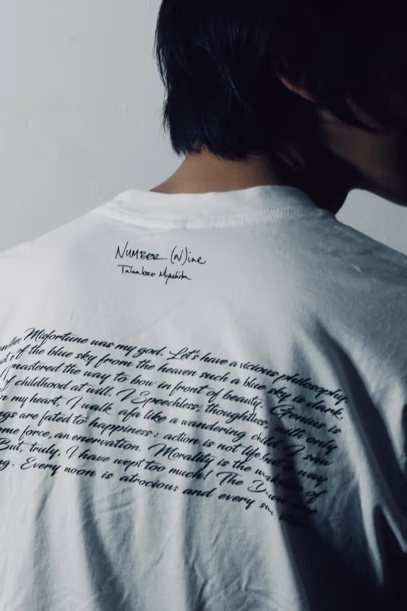 넘버나인 ‘BACK, I MISSED YOU.’ 티셔츠 캡슐 공개