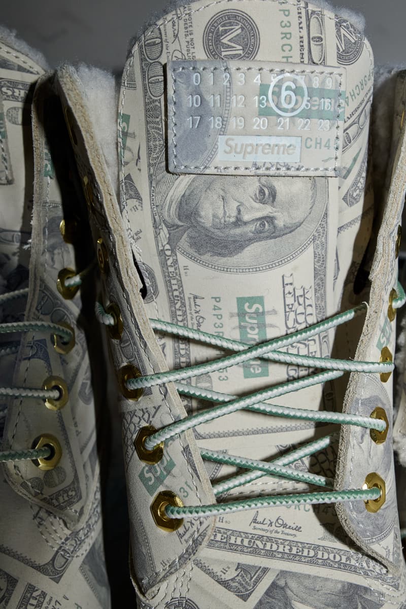 슈프림 x MM6 메종 마르지엘라 협업 출시 정보