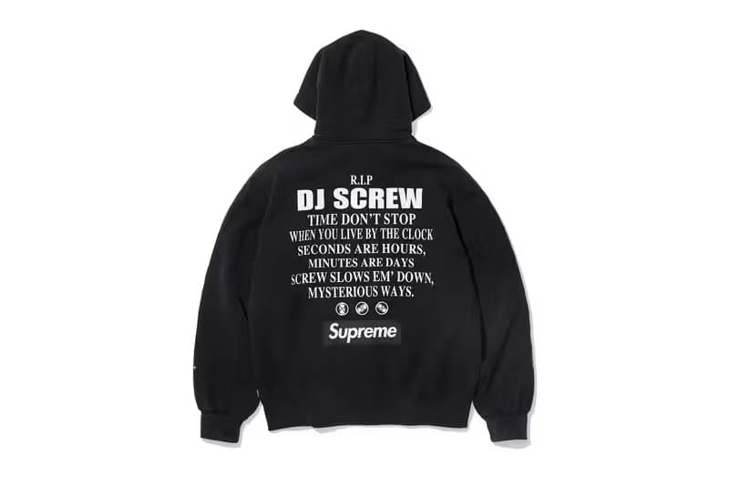 슈프림 x DJ 스크류 컬렉션 공개