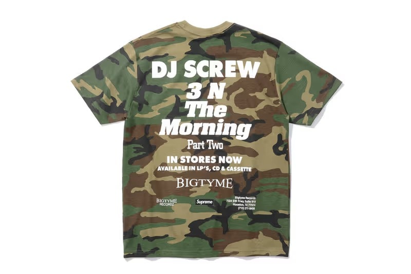 슈프림 x DJ 스크류 컬렉션 공개