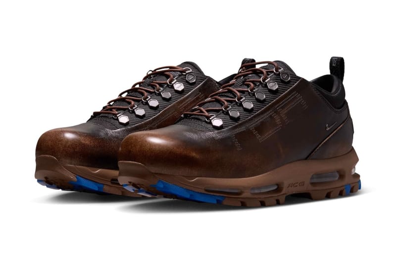 Taller De Rafa의 첫 Nike Air Max Goadome Low, 빈티지 브라운 가죽으로 차고의 무드를 입히다