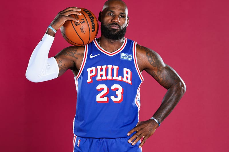 LeBron James, 필라델피아 76ers 블루 유니폼을 입다