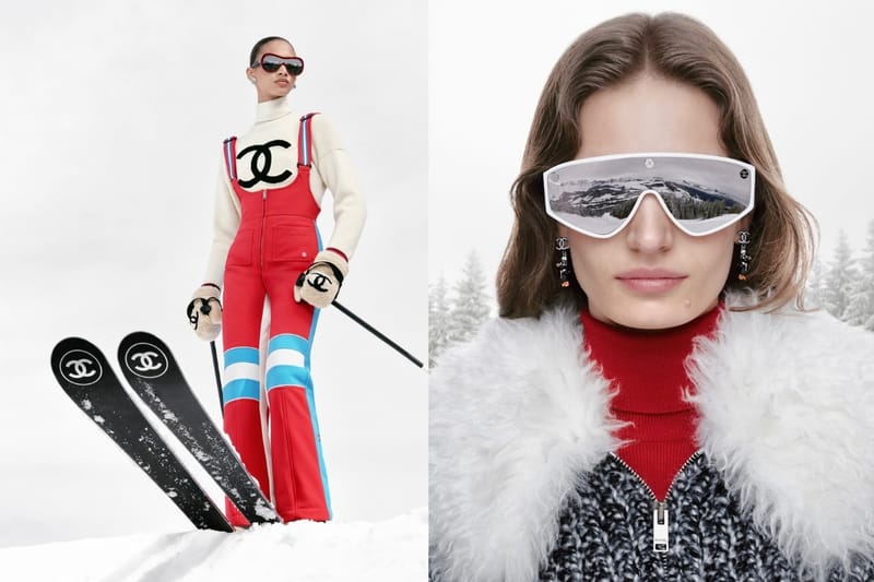 샤넬, 시그니처 트위드를 설원 위로 선보이다